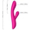 Vibro Rabbit chauffant Spark 22cm Rose