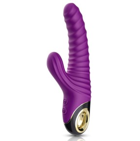 Vibro Rabbit Eternity 22cm Violet- Rabbits Vibrants en stock sur Fun et plaisirs