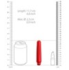 Mini Vibro Delia 12cm Rouge