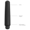 Mini vibro Delia 12cm Noir