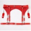 Ceinture Porte-Jarretelles et Menottes Rouge