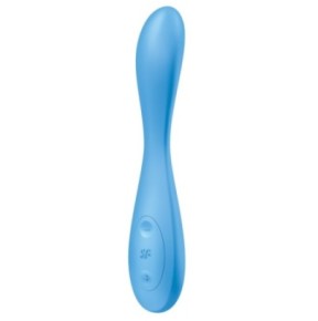 Vibro connecté G-SPOT FLEX 4+ Satisfyer 20cm Bleu