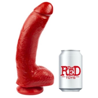 SCHUMI 19 x 5.2cm Rouge- Dildos Noir en stock sur Fun et plaisirs