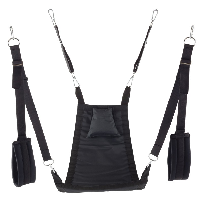 Sling en tissu Mykonos - Set complet -  4 Points Noir