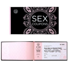 Jeu sexuel SEX COUPONS Secret Play- Cartes à Gratter Érotique en stock sur Fun et plaisirs