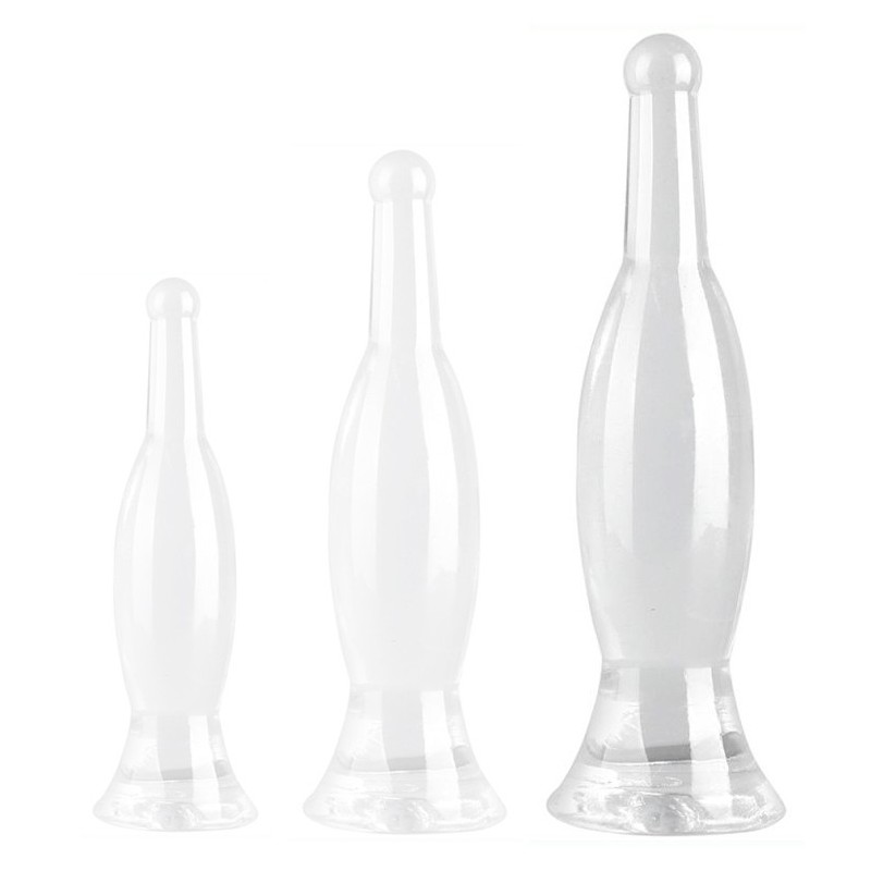 Plug transparent Bottle L 26 x 6.5cm