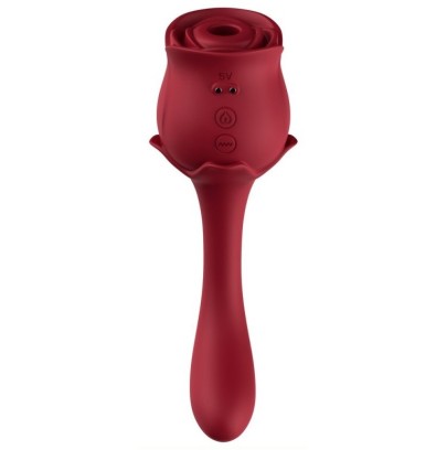 Stimulateur de clitoris Roselover Rouge- Stimulateurs à Aspiration en stock sur Fun et plaisirs