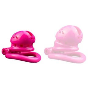 Cage de chasteté Sex Slave S 5 x 3.4cm Rose- Cages de Chasteté en stock sur Fun et plaisirs