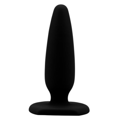 Plug en silicone Black Mont 12.5 x 3.7cm- PLUG ANAL SILICONE en stock sur Fun et plaisirs