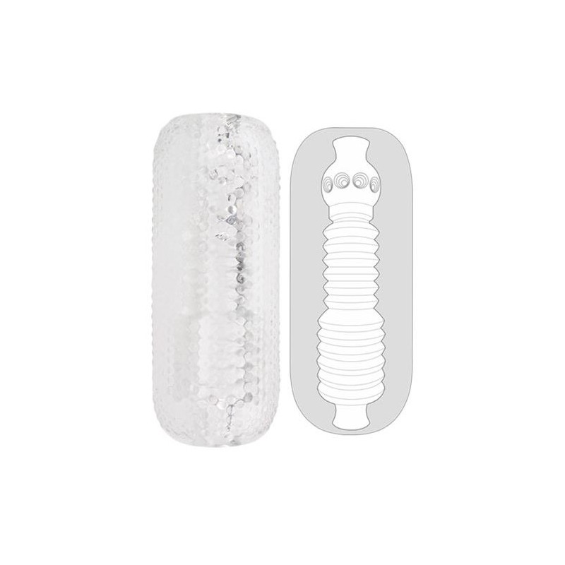 Masturbateur Palm Stroker N°1 - 13cm Transparent