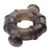 Lot de 4 cockrings Rudder Noirs