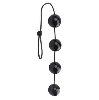 Boules anales Rubicon M 32 x 5cm Noires- Boules de Geisha en stock sur Fun et plaisirs