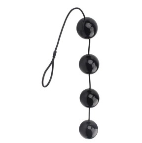 Boules anales Rubicon L 35 x 6cm Noires- Boules de Geisha en stock sur Fun et plaisirs