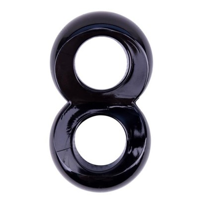 Ballstretcher souple Duo Cock Noir- Ballstretchers Souples en stock sur Fun et plaisirs