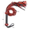 Martinet long Tigress 78cm Noir-Rouge