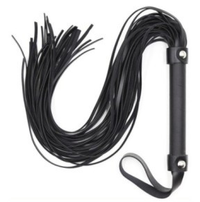 Martinet long Mega Flog 63cm Noir- Fouets