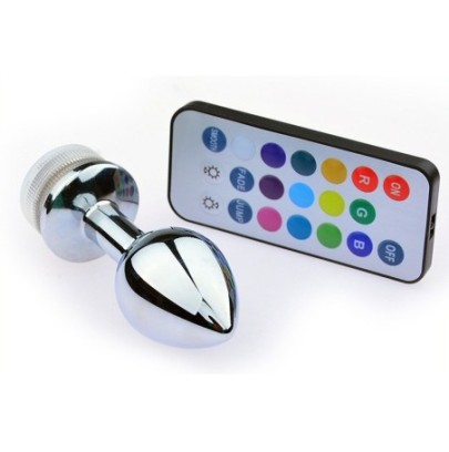 Plug Bijou lumineux Light Led S 6 x 2.7cm- Bijoux Anal en stock sur Fun et plaisirs