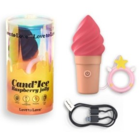 Stimulateur de clitoris Cand'Ice Raspberry Jolly