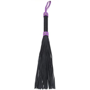 Martinet Wipi 45cm Noir-Violet- Fouets