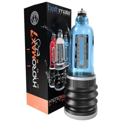 Pompe à pénis Hydromax 7 Wide Boy Bleue