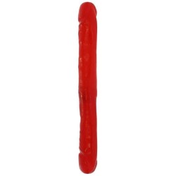 Double Gode Rouge 32 x 3.7 cm- Godes Doubles en stock sur Fun et plaisirs