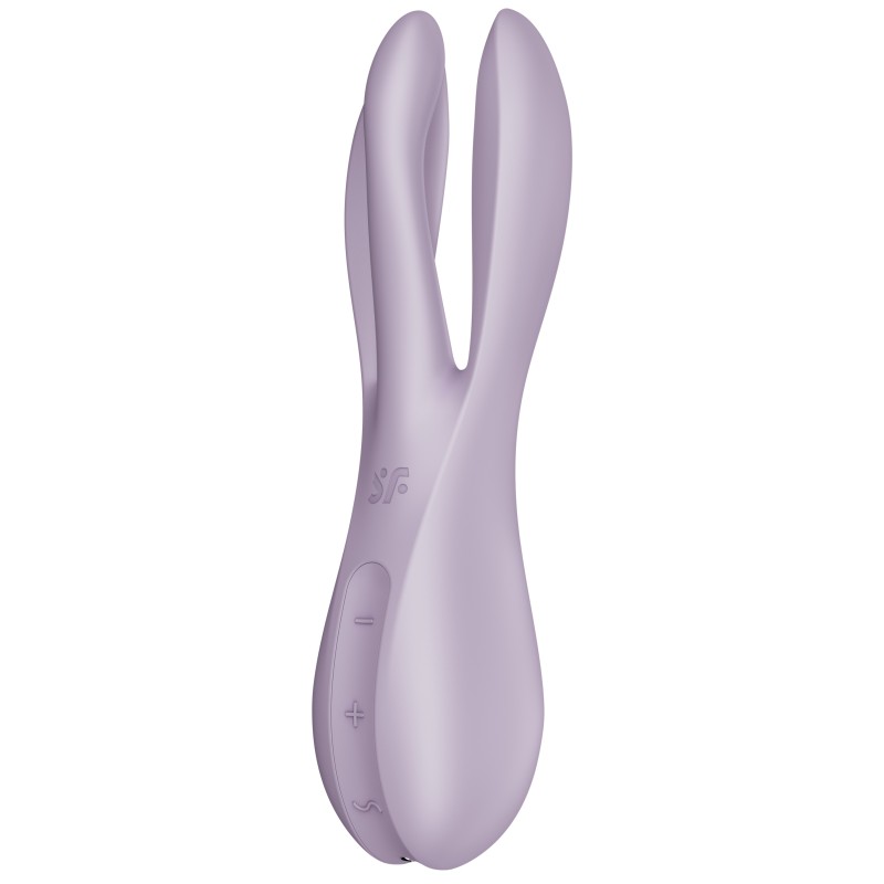 Stimulateur de clitoris vibrant Threesome 2 Satisfyer Violet