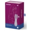 Stimulateur de clitoris vibrant Threesome 2 Satisfyer Violet