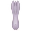 Stimulateur de clitoris vibrant Threesome 2 Satisfyer Violet