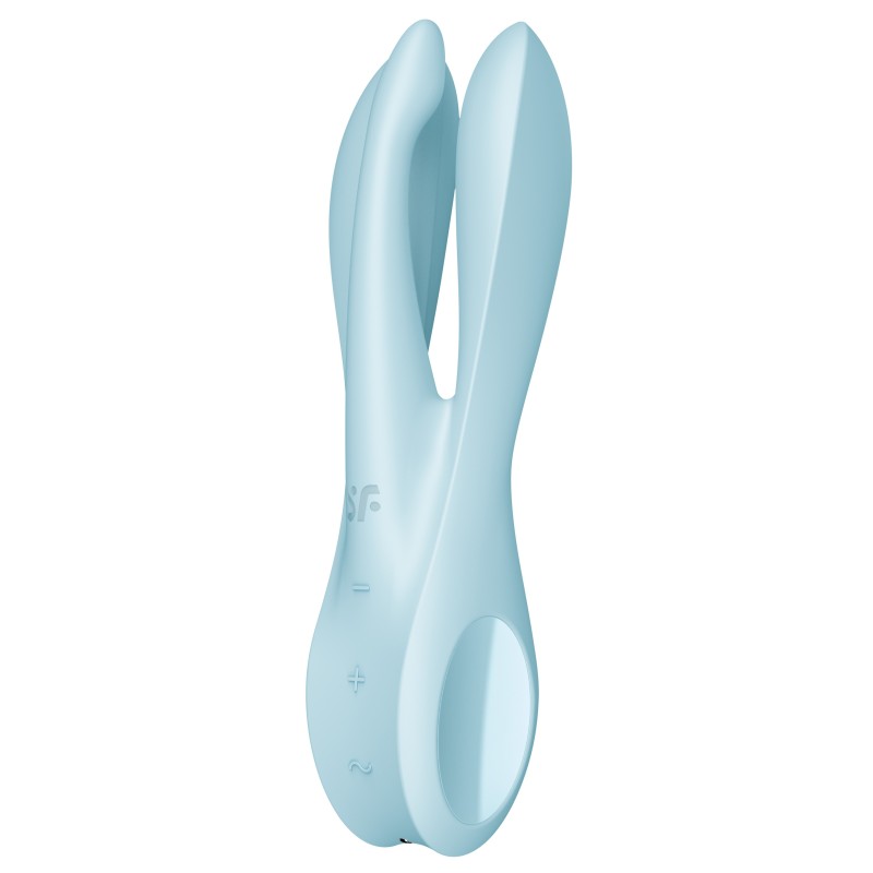 Stimulateur de clitoris vibrant Threesome 1 Satisfyer Bleu