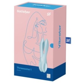 Stimulateur de clitoris vibrant Threesome 1 Satisfyer Bleu