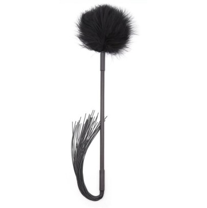 Plumeau-Martinet Tickler Noir- Fouets