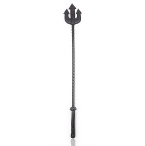 Cravache Trident 65cm Noire- Fouets