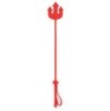 Cravache Trident 65cm Rouge