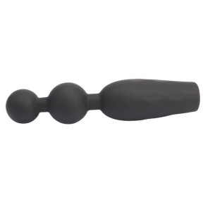 Vibro Booty Black Mont 7 x 2.9cm- Chapelets en stock sur Fun et plaisirs