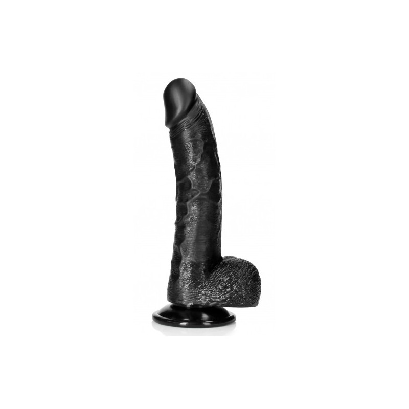 Gode Curved RealCock 17 x 4.3cm Noir