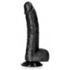 Gode Curved RealCock 17 x 4.3cm Noir