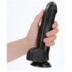 Gode Curved RealCock 17 x 4.3cm Noir