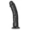 Gode Curved Dildo 18 x 4.2cm Noir