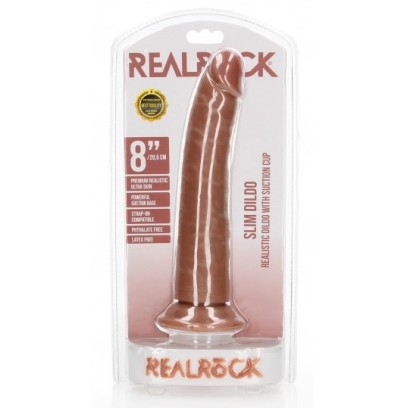 Gode réaliste Slim RealRock 20 x 4.6cm Latino