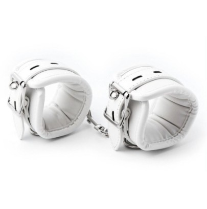 Menottes de poignets CUFF BOMB Blanches- Menottes en stock sur Fun et plaisirs