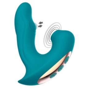 Stimulateur de clitoris et point G Eternal 15cm Turquoise- Stimulateurs à Aspiration en stock sur Fun et plaisirs