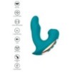 Stimulateur de clitoris et point G Eternal 15cm Turquoise