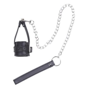 Laisse pour pénis Loop Dick Noir- Ballstretchers Cuirs en stock sur Fun et plaisirs