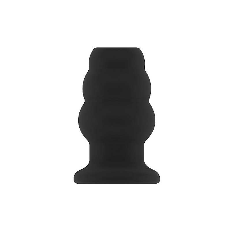 No.51 - Large Hollow Tunnel Butt Plug - 5 Inch - Black