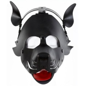 Masque Dog Pup Noir- Puppy Play