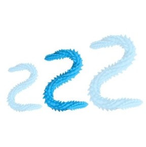 Double Gode Scolop M 50 x 4cm Bleu- Godes Doubles en stock sur Fun et plaisirs