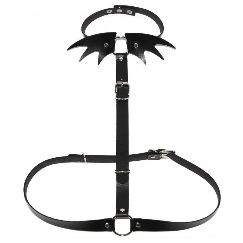 Collier Sm + ceinture Belt Wing Noir