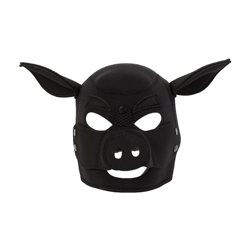 Cagoule Tête de Cochon Pig Noire