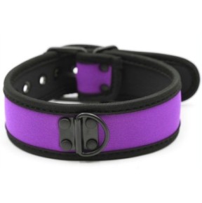 Collier néoprène Simply Puppy Violet- Puppy Play