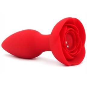 Plug Bijou Vibrant Rose 10 x 4cm- Plugs Vibrants en stock sur Fun et plaisirs